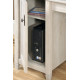 Chalked Wood Home Office Desk